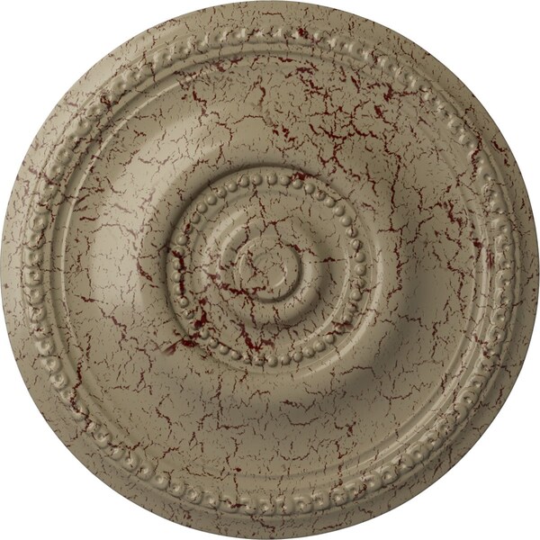 Ekena Millwork Raynor Ceiling Medallion (Fits Canopies up to 6"), 20 5/8"OD x 1 3/8"P, Gobi Desert Crackle CM20BEGDC - main
